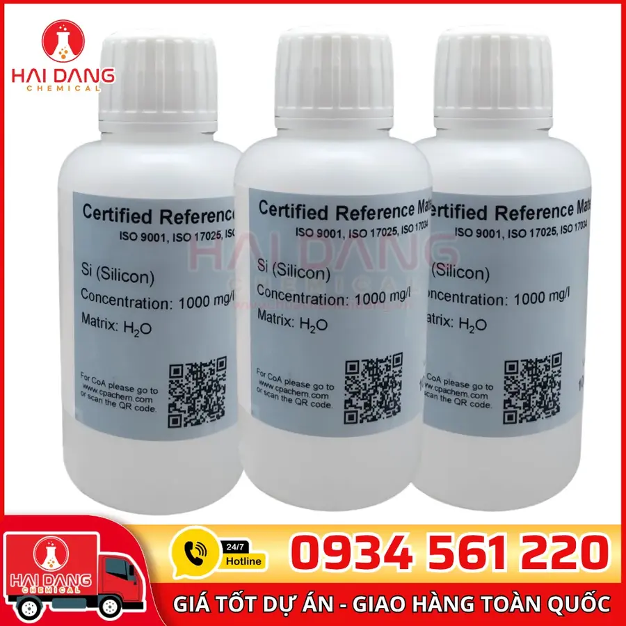 Dung Dịch Chuẩn Silicon 1g/L Cho AAS 100ml CPAchem