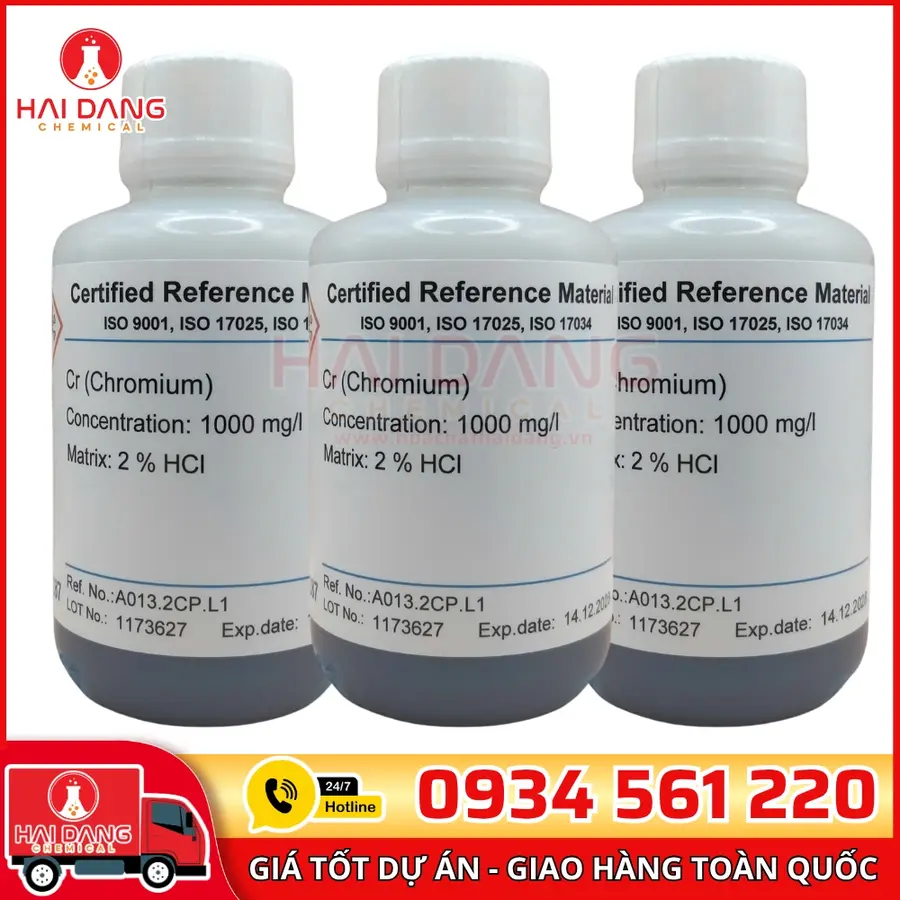 Dung Dịch Chuẩn Chromium (Cr) AAS 1g/L 100mL CPAchem