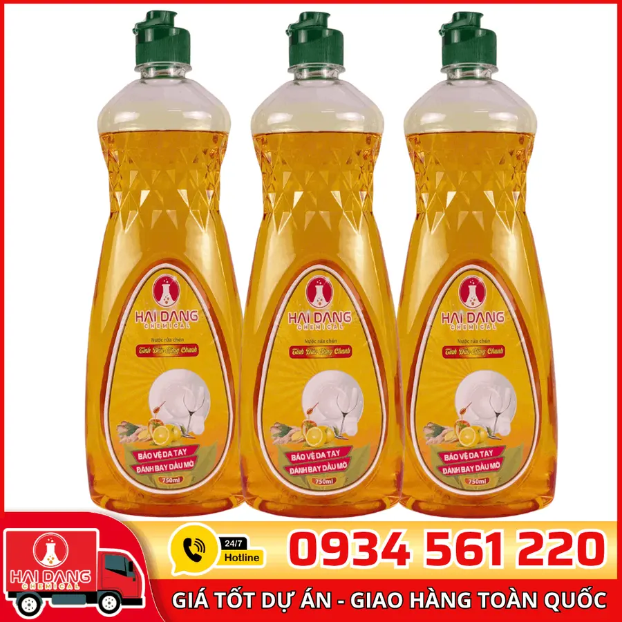 Nước Rửa Chén Hải Đăng Hương Gừng Chanh Việt Nam