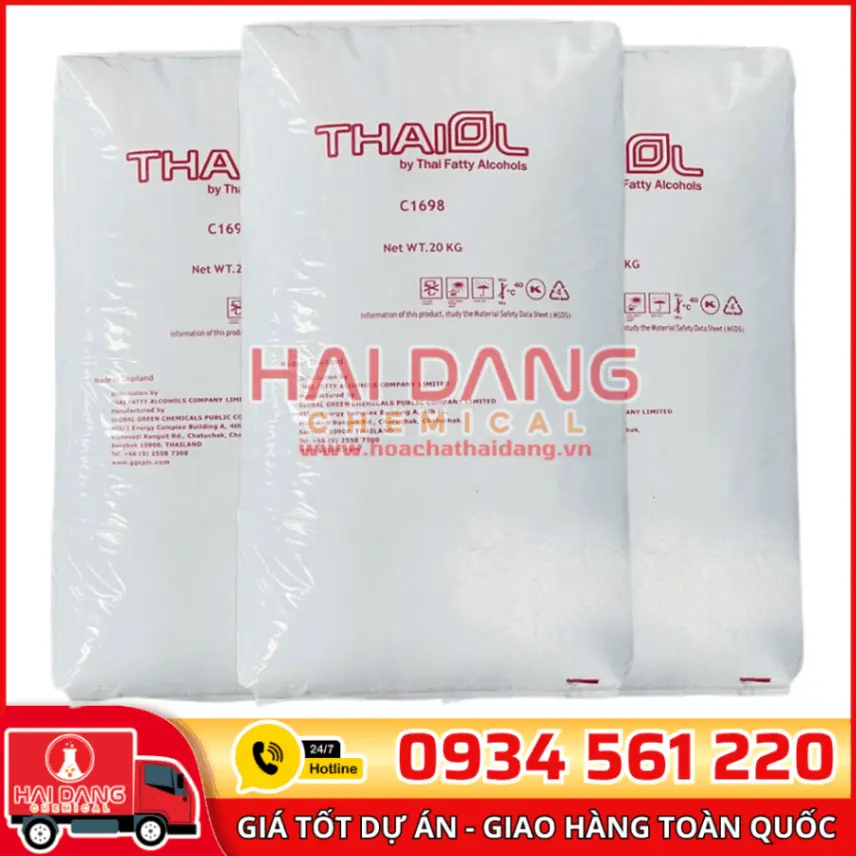 Cetyl Alcohol Thái Lan – Nhũ Hóa Dược Phẩm Cao Cấp 25Kg