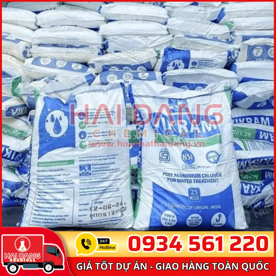 Poly Aluminium Chloride Vikram 31% Ấn Độ PAC
