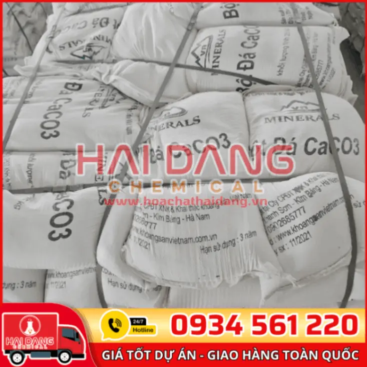 Bột Đá CaCO3 Canxi Cacbonat Việt Nam