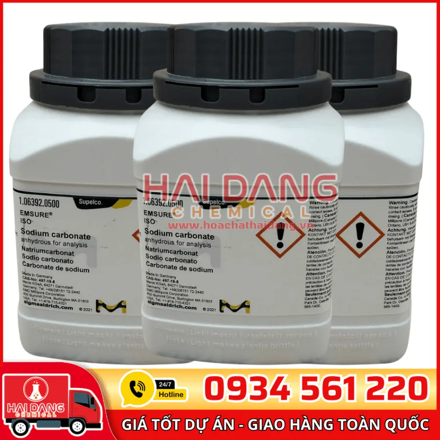 Sodium carbonate lọ 500g - Merck