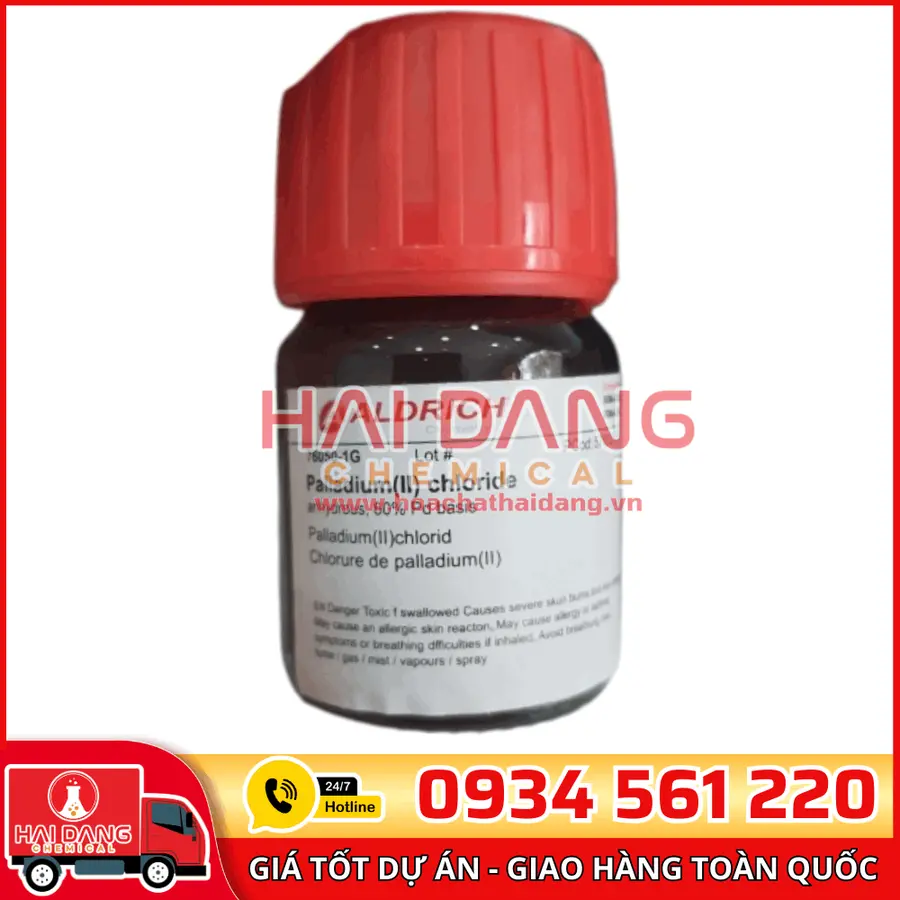 Palladium(II) chloride lọ 1g, hãng Sigma