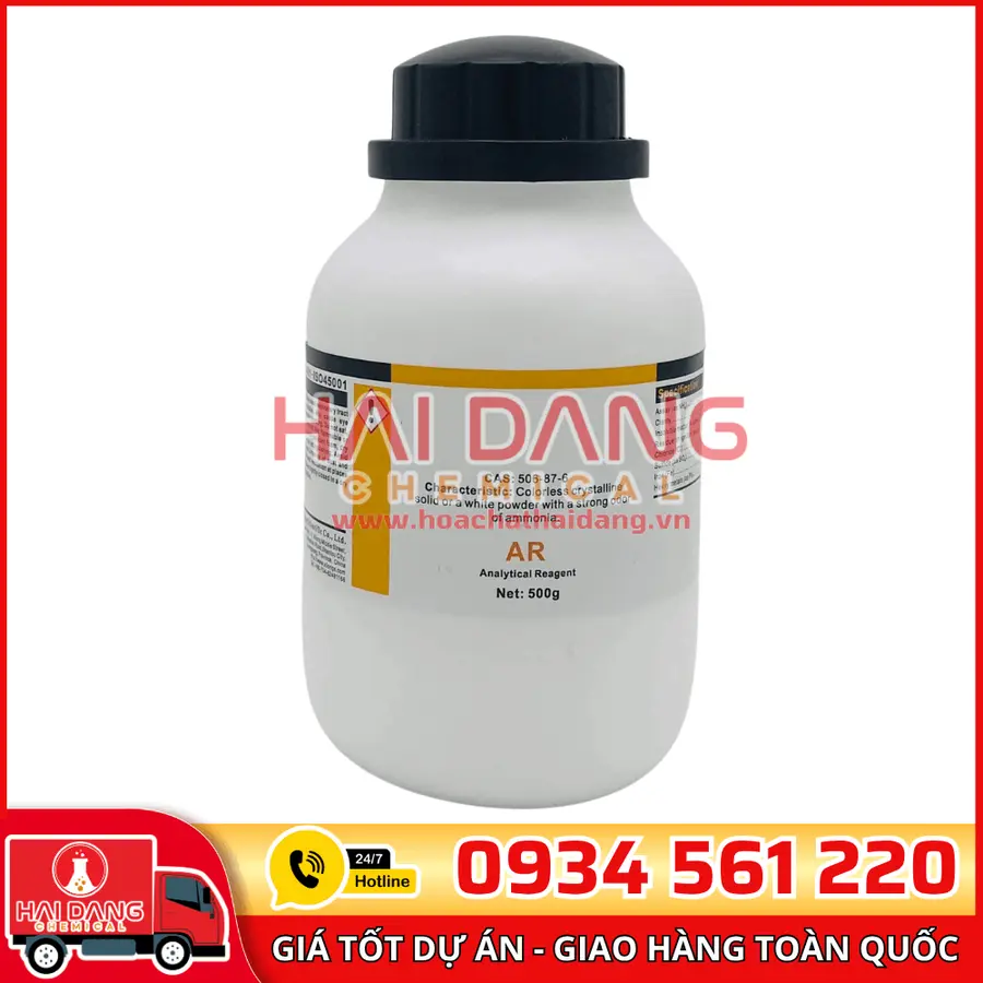 Ammonium Hydroxide NH₄OH, lọ 500g - hãng Xilong