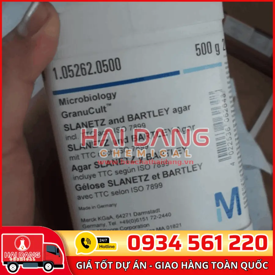SLANETZ and BARTLEY Agar lọ 500g - Merck