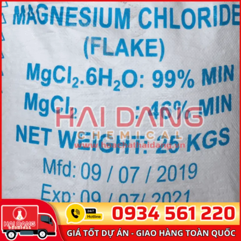 Magnesium Cloride MgCl2.6H2O Trung Quốc