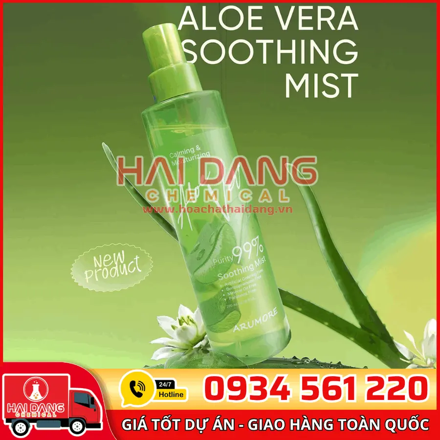 Aloe Vera Oil Trung Quốc – Dưỡng Ẩm, Làm Dịu Da Tự Nhiên