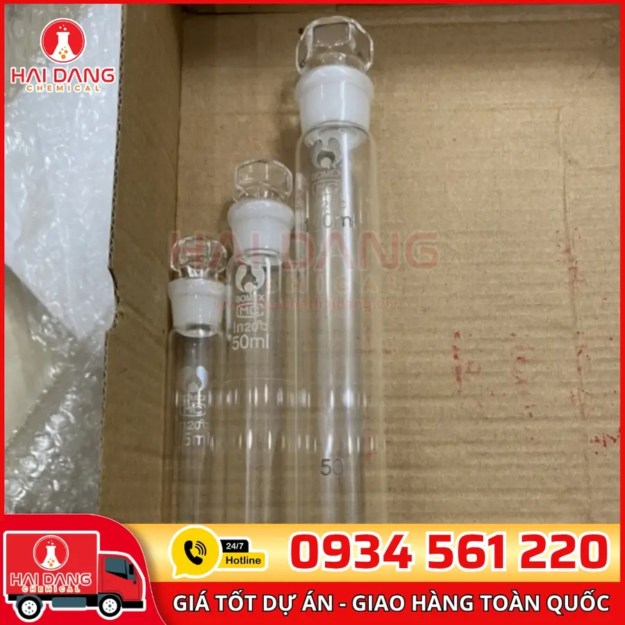Ống So Màu 25mL, 50mL, 100mL – Trung Quốc