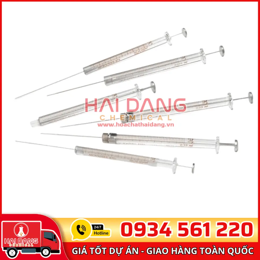 Dụng cụ hút mẫu, bơm mẫu Syringe 1001 LTN 1mL, hãng Hamilton, USA