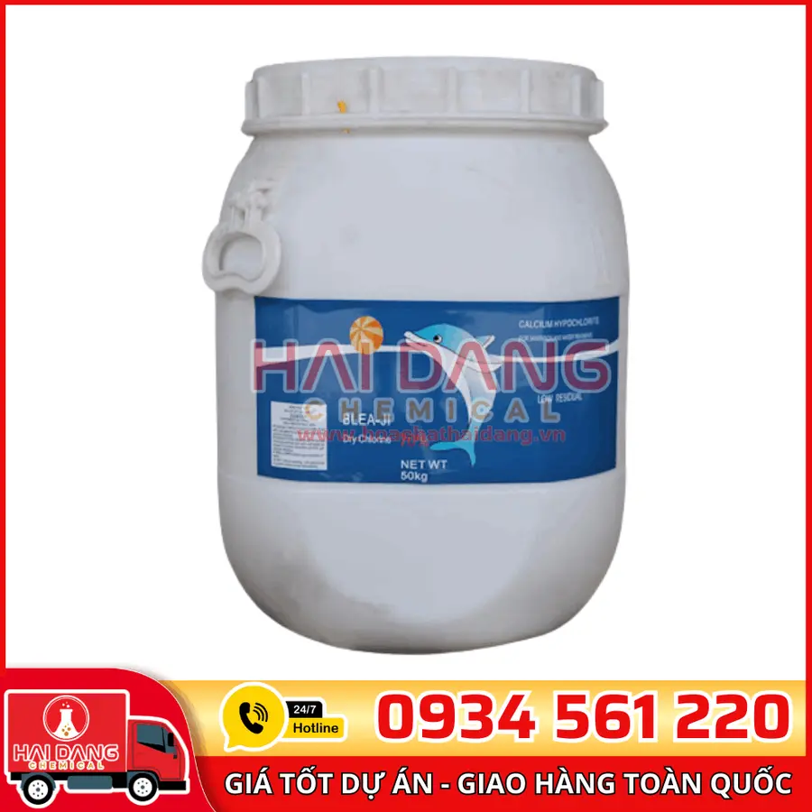 Clorin Cá Heo Lục Giác Ca(ClO)₂ Trung Quốc 70%