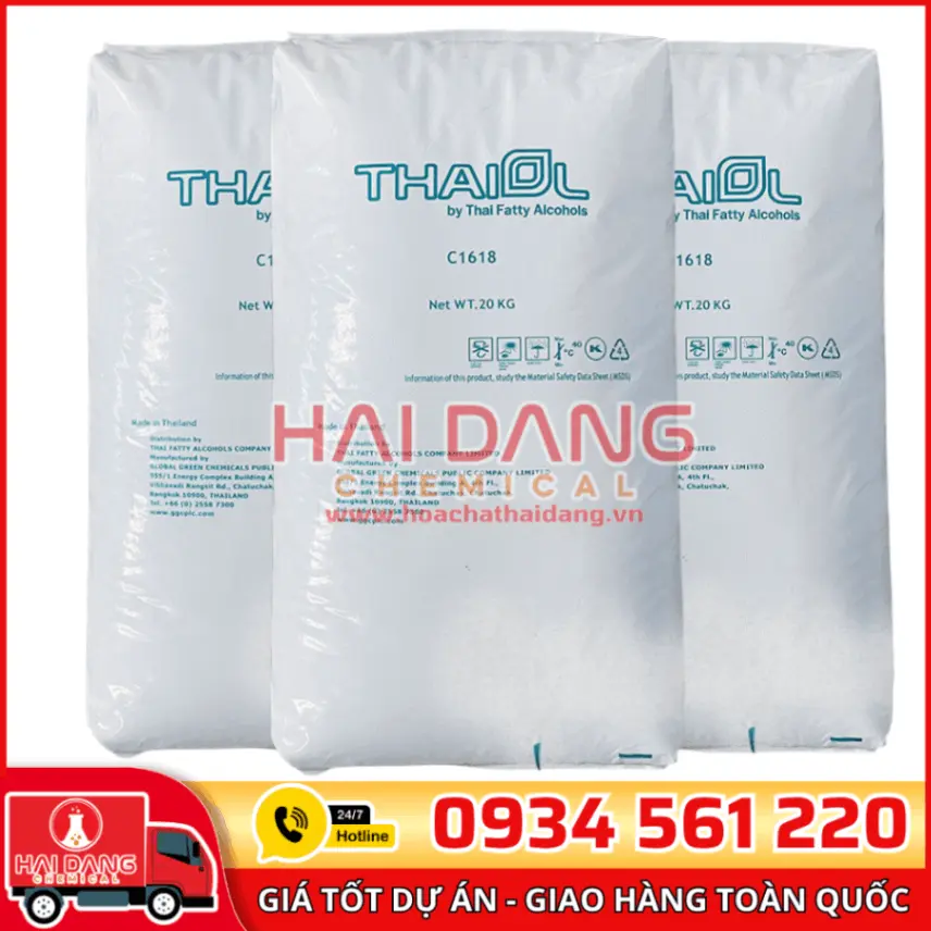 Cetyl Stearyl Alcohol Thái Lan – Tá Dược Nhũ Hóa Dược Phẩm 25Kg