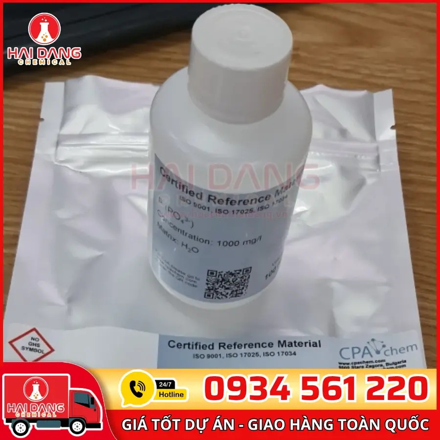 Dung Dịch Chuẩn Phosphates 1000 Mg/L Cho IC CPAchem