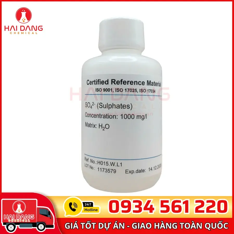 Dung Dịch Chuẩn Sulphates 1000mg/L Cho IC CPAchem
