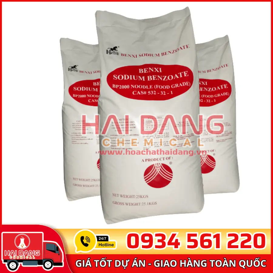 Sodium Benzoate (E211) Trung Quốc Bao 25kg