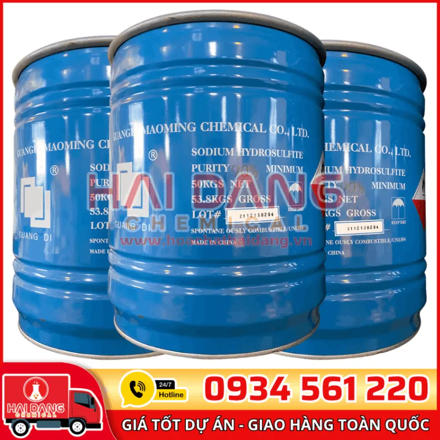 Tẩy Đường Jinhe Sodium Hydrosulfite (Na₂S₂O₄) Trung Quốc 90%