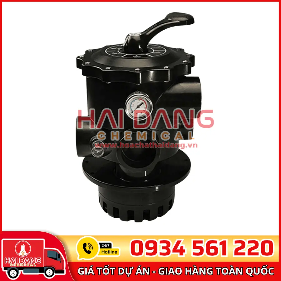 Van Đỉnh Emaux MPV08 – 6 Chức Năng, 2 Inch, Có Nắp Khóa Xoay