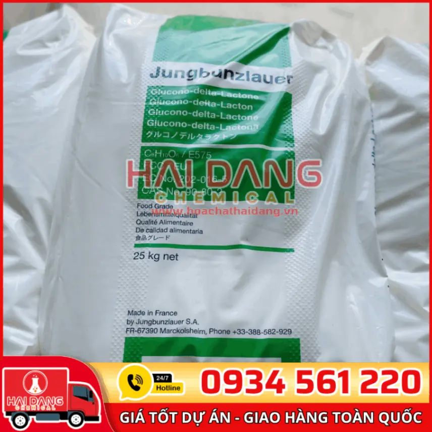 Glucono Delta Lactone Pháp Bao 25kg