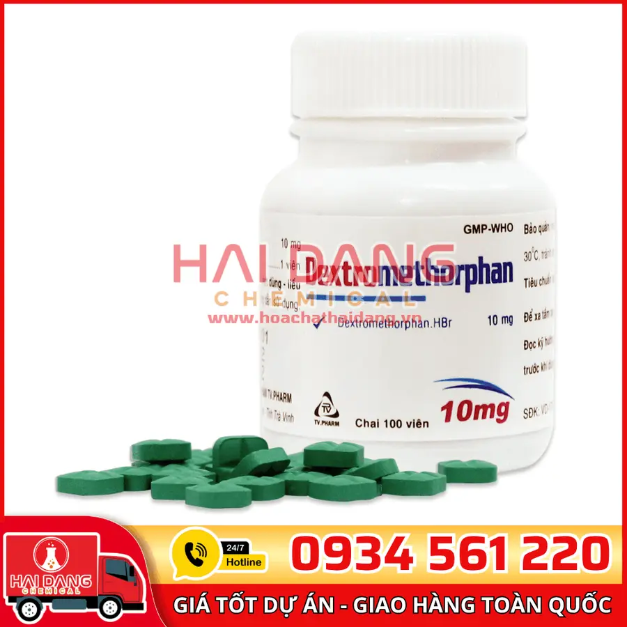 Dextromethorphan HBr Ấn Độ – Nguyên Liệu Chống Ho Cao Cấp