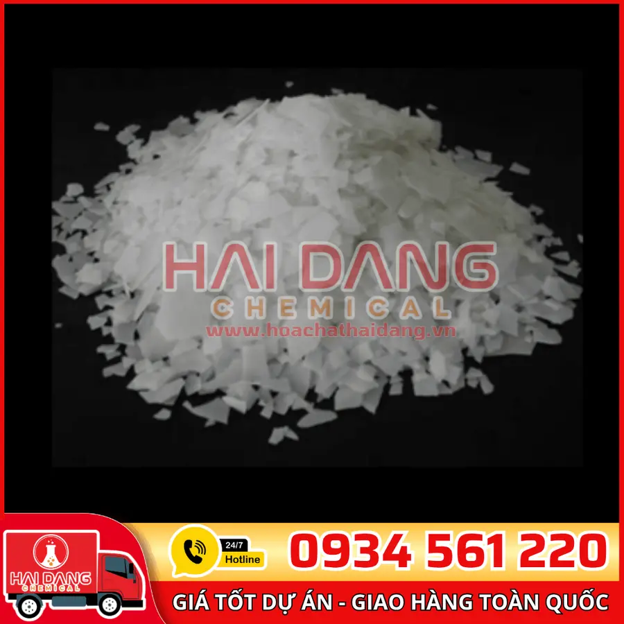 Xút Vảy Sodium Hydroxide NaOH 99% Caustic Soda Ấn Độ