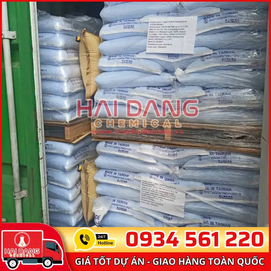 Đồng Sulphate CuSO4 – Hóa Chất Diệt Tảo Hồ Bơi Giá Tốt
