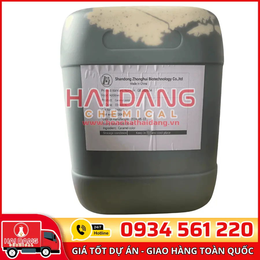 Màu Caramen Ấn Độ Hộp 1kg, Thùng 25kg 