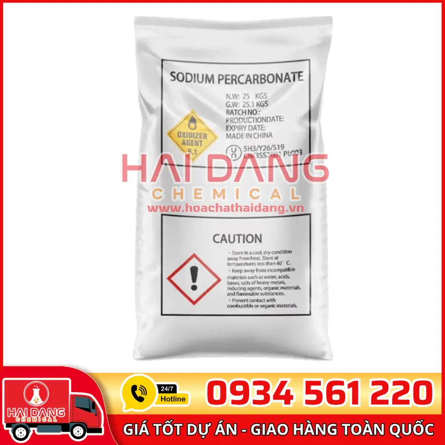 Sodium Percarbonate Oxi Bột Trung Quốc