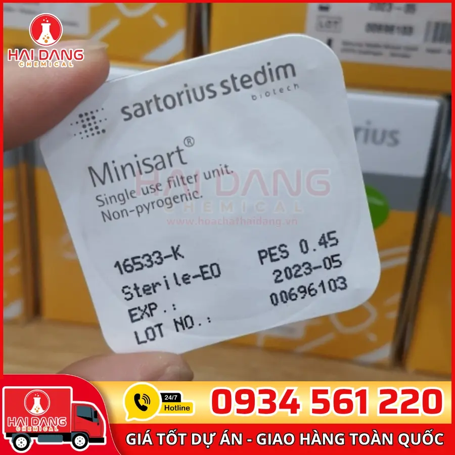 Đầu lọc PES 0.45µm, đường kính 25mm, mã C0000661, hãng ALWSCI – Trung Quốc