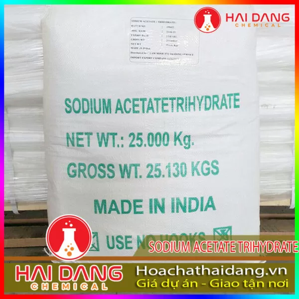 Hóa Chất Ngành Dệt Nhuộm Sodium Acetate Trihydrate