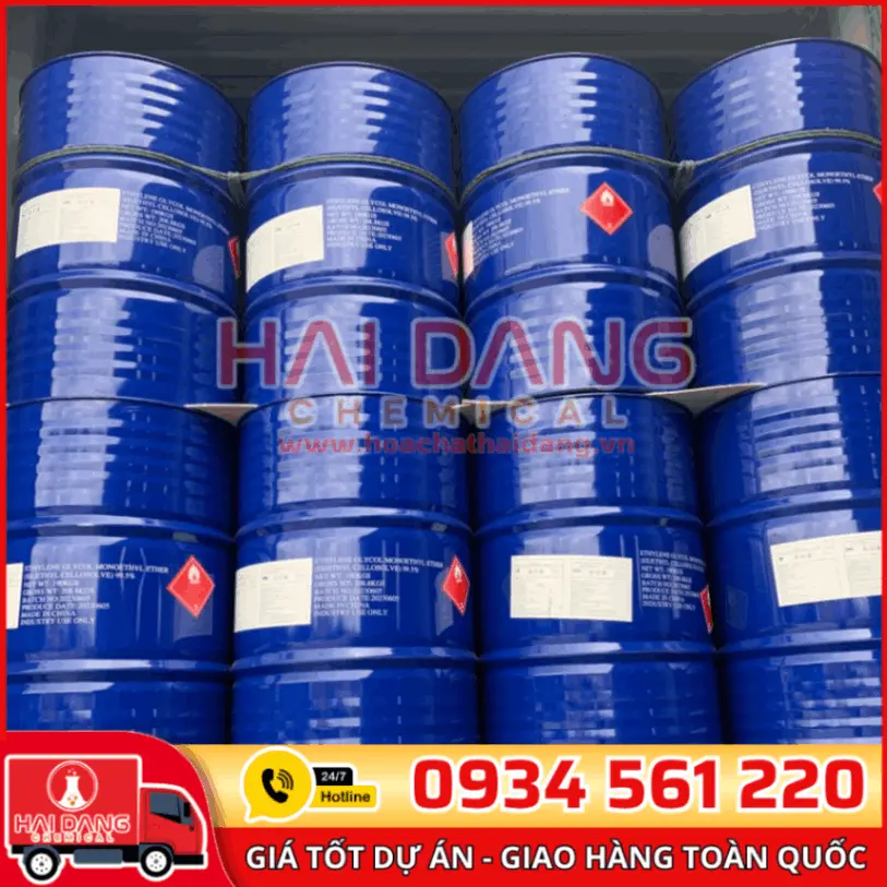 Dung Môi Ethylene Glycol Monobutyl Ether C6H14O2 Đài Loan Phuy 185kg