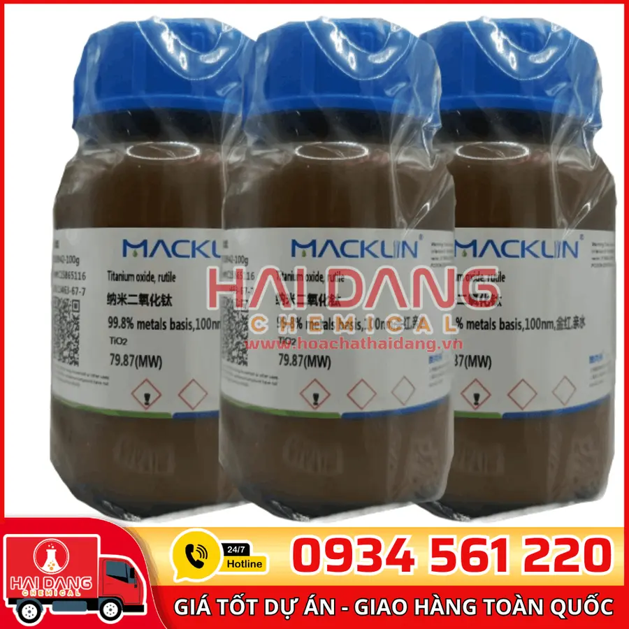 Titanium oxide, rutile 100g - Macklin