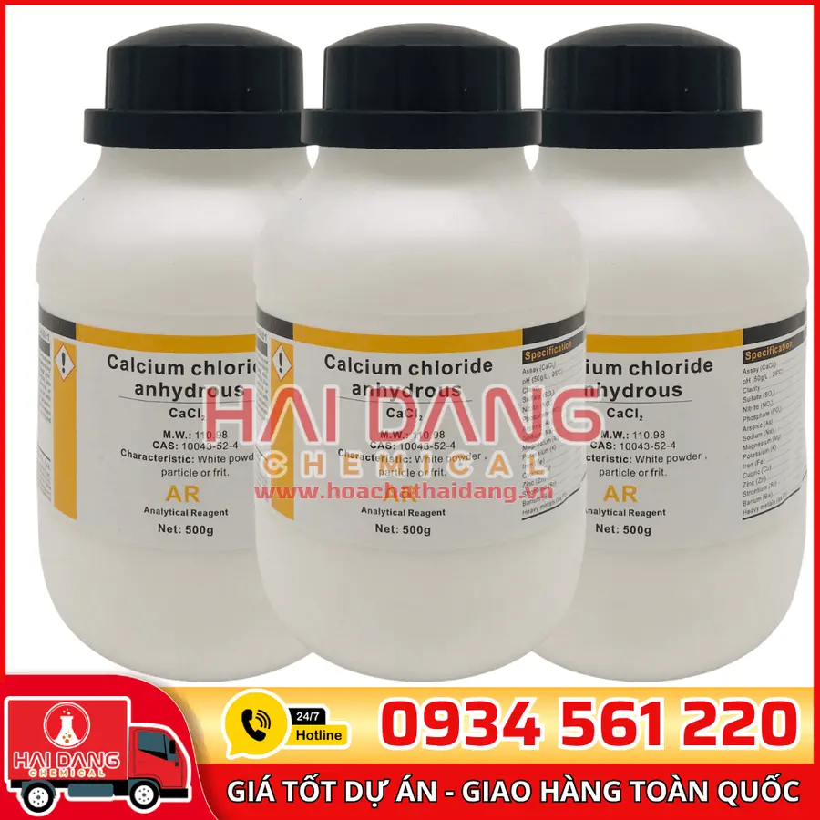 Cadmium Chloride CdCl₂, lọ 500g - hãng Xilong