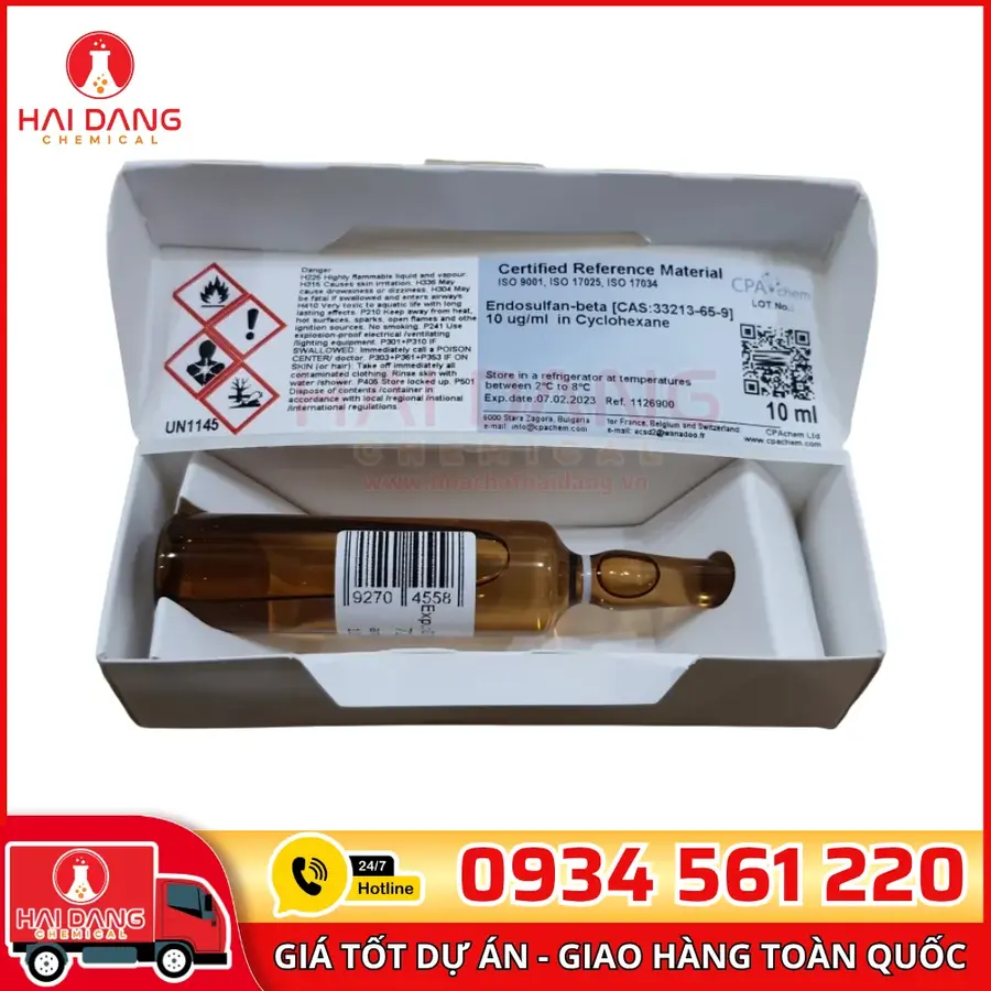 Dung Dịch Chuẩn Endosulfan-Beta 10 µg/mL Trong Cyclohexane – CPAchem