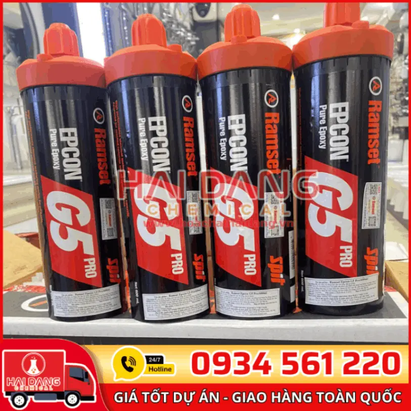 Keo Khoan Cấy Sắt Thép Ramset Epcon G5 – Liên Kết Chắc Chắn, Bền Lâu