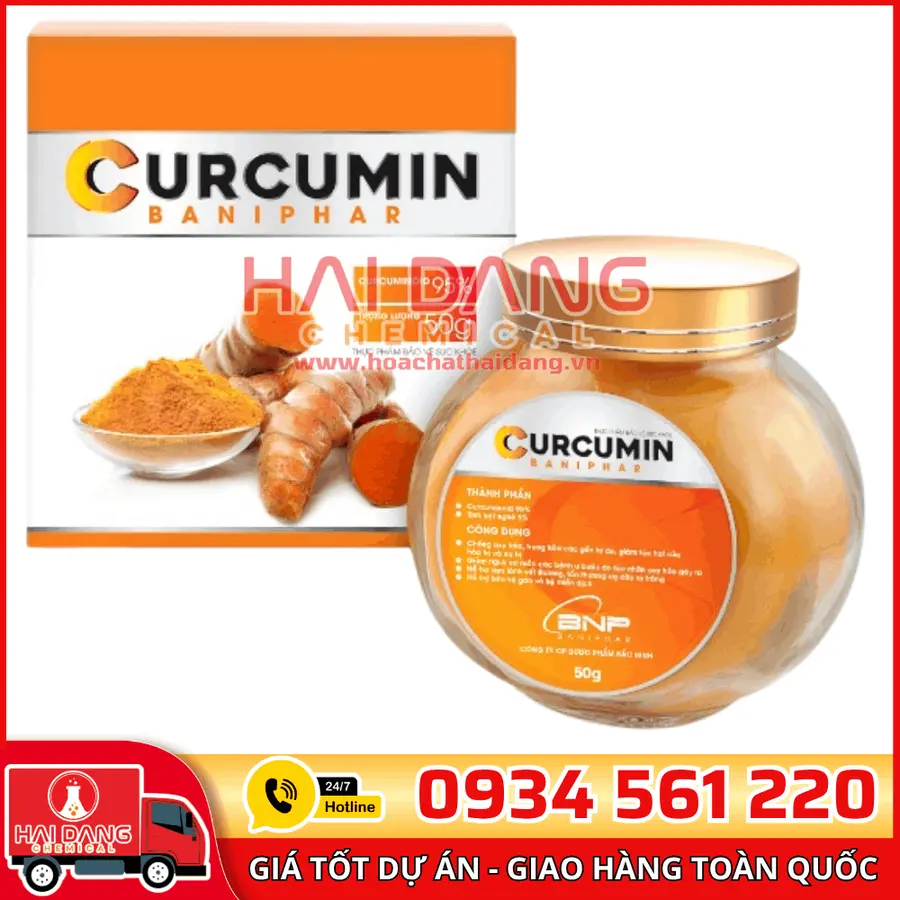 Curcumin 95% Ấn Độ – Hoạt Chất Từ Nghệ Dược Dụng
