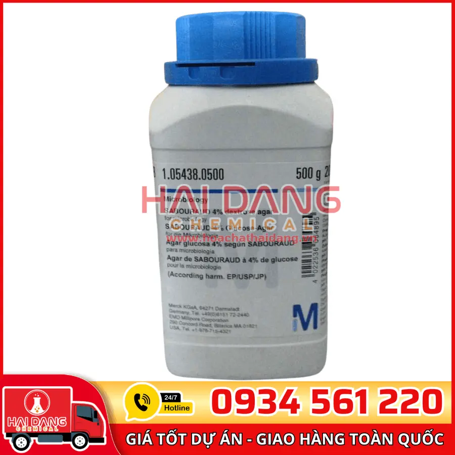 SABOURAUD 4% Dextrose Agar lọ 500g - Merck