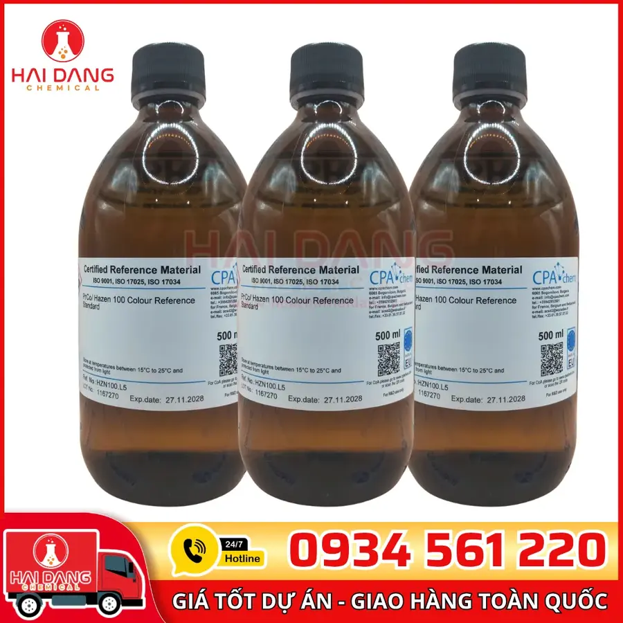Dung Dịch Chuẩn Độ Màu 100 Pt-Co 500mL CPAchem