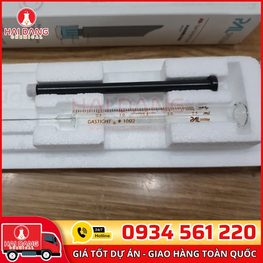 Kim Bơm Mẫu, Bơm Sắc Ký 2,5mL – Hamilton