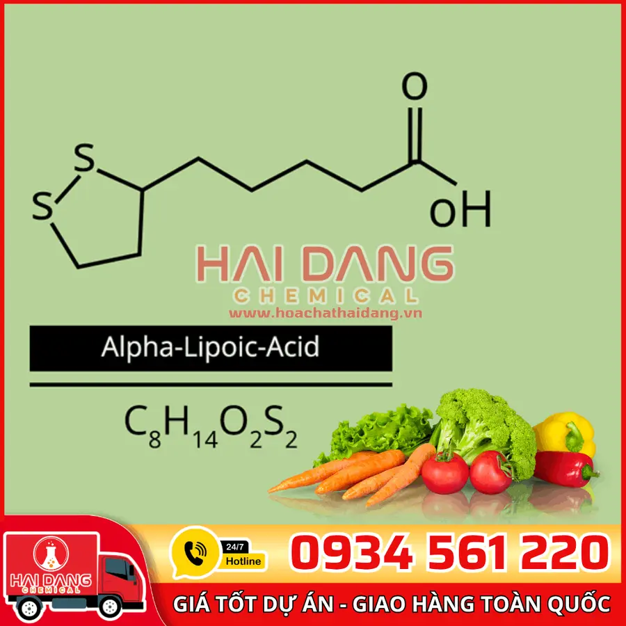 Alpha Lipoic Acid ALA – Chống Oxy Hóa Cho Mỹ Phẩm Dưỡng Da