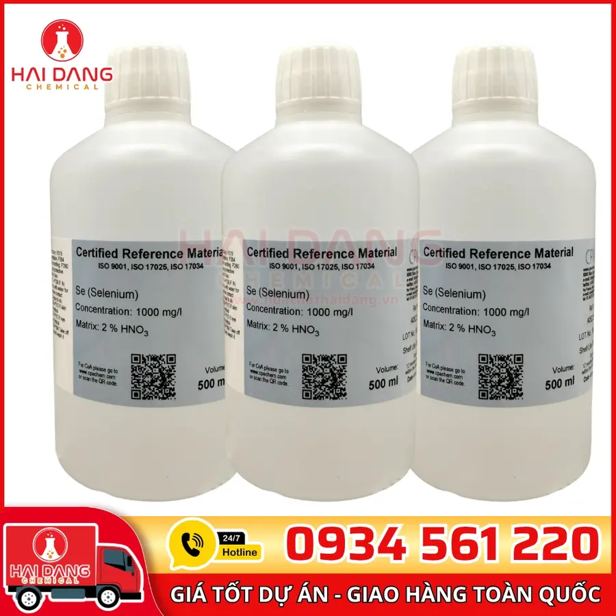 Dung Dịch Chuẩn Ni 1g/L Chai 500ml Dùng Cho AAS – CPAchem
