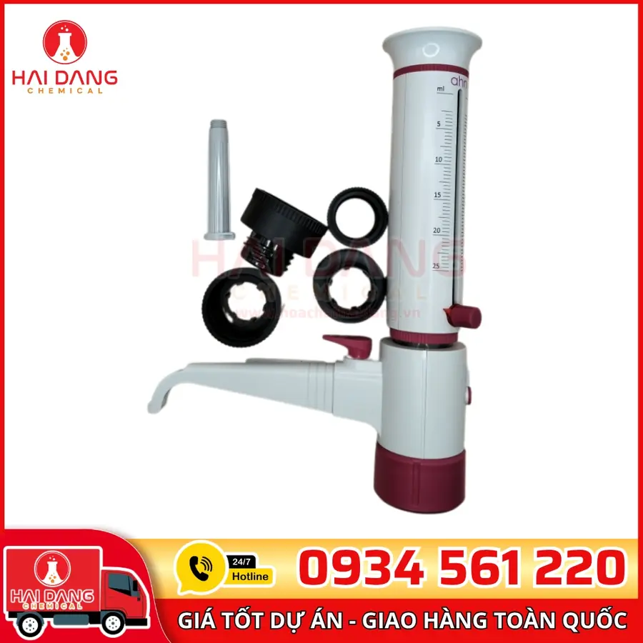 Dụng cụ hút mẫu Dispenser 2.5-25 ml AHN myDpette	hãng AHN - Đức
