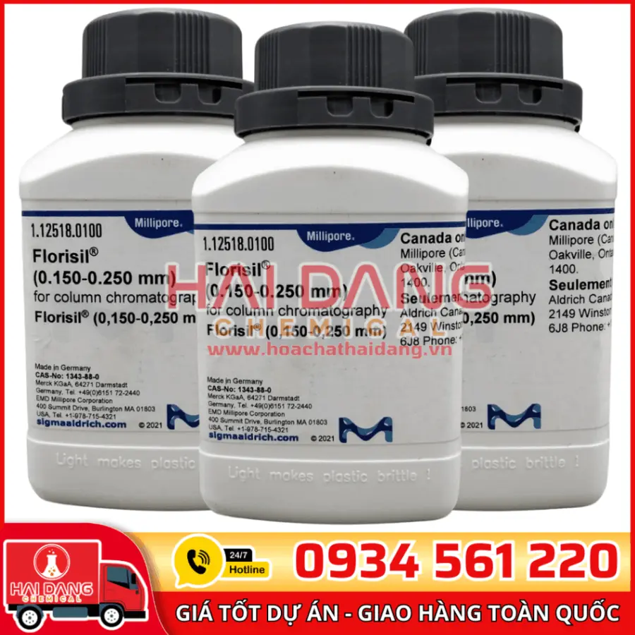 Florisil (0.150–0.250 mm) lọ 250g - Merck
