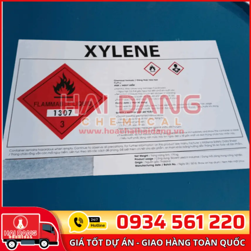 Dung môi mực in Xylene