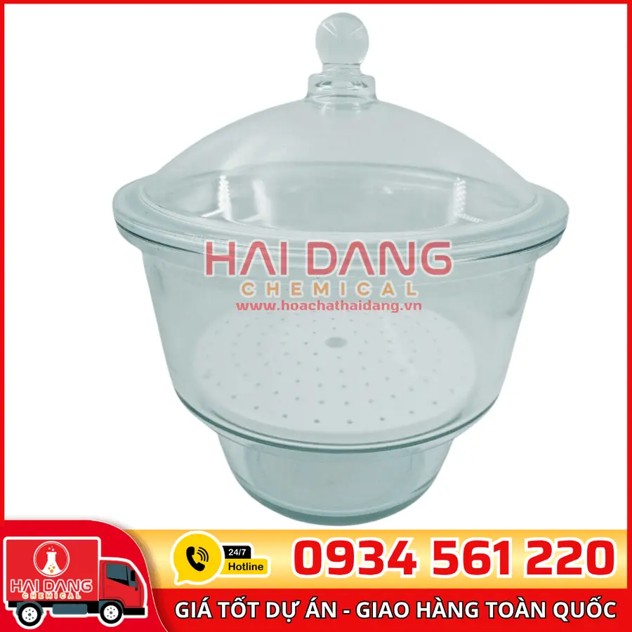Bình hút ẩm không vòi 400mm, hãng Onelab – Trung Quốc
