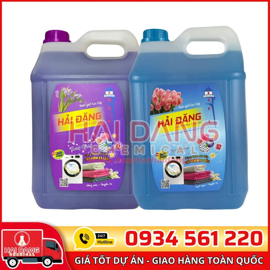 Nước Giặt Công Nghiệp Hải Đăng - Siêu Thơm Lưu Hương Tốt