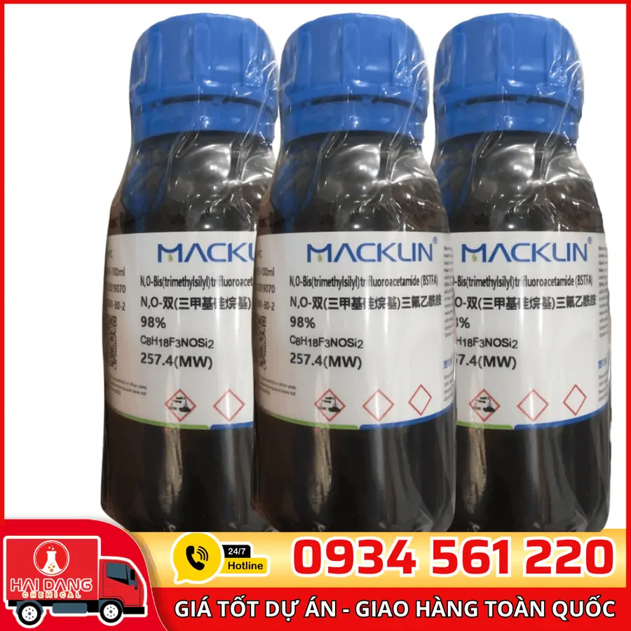 N,O-Bis(trimethylsilyl)trifluoroacetamide (BSTFA) 100ml - Macklin