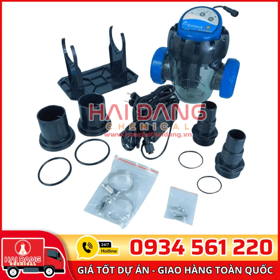 Điện Phân Muối Bể Bơi Emaux SSCNano Tạo Clo Tự Động