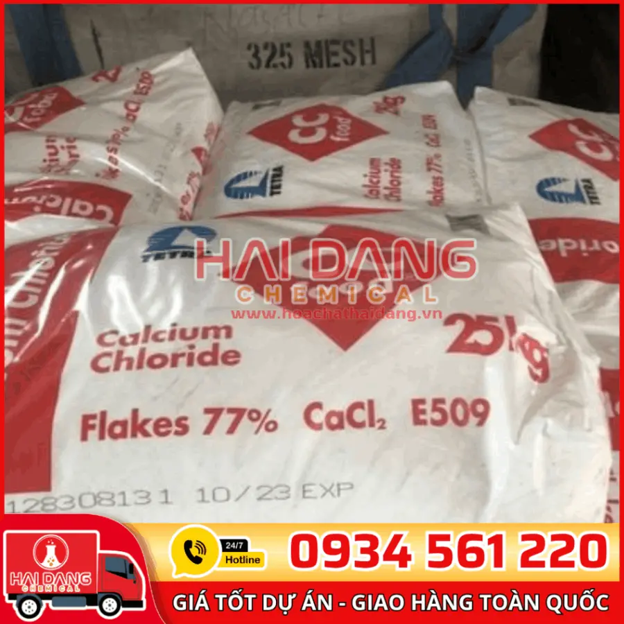 Calcium Chloride (CaCl₂) Phần Lan Bao 25kg