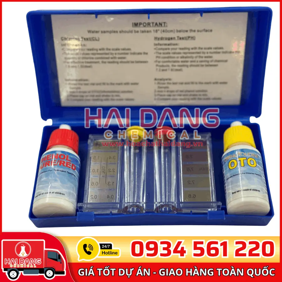 Bộ Test Nước Hồ Bơi 2 Trong 1 SE23 Đo Clorin Và pH