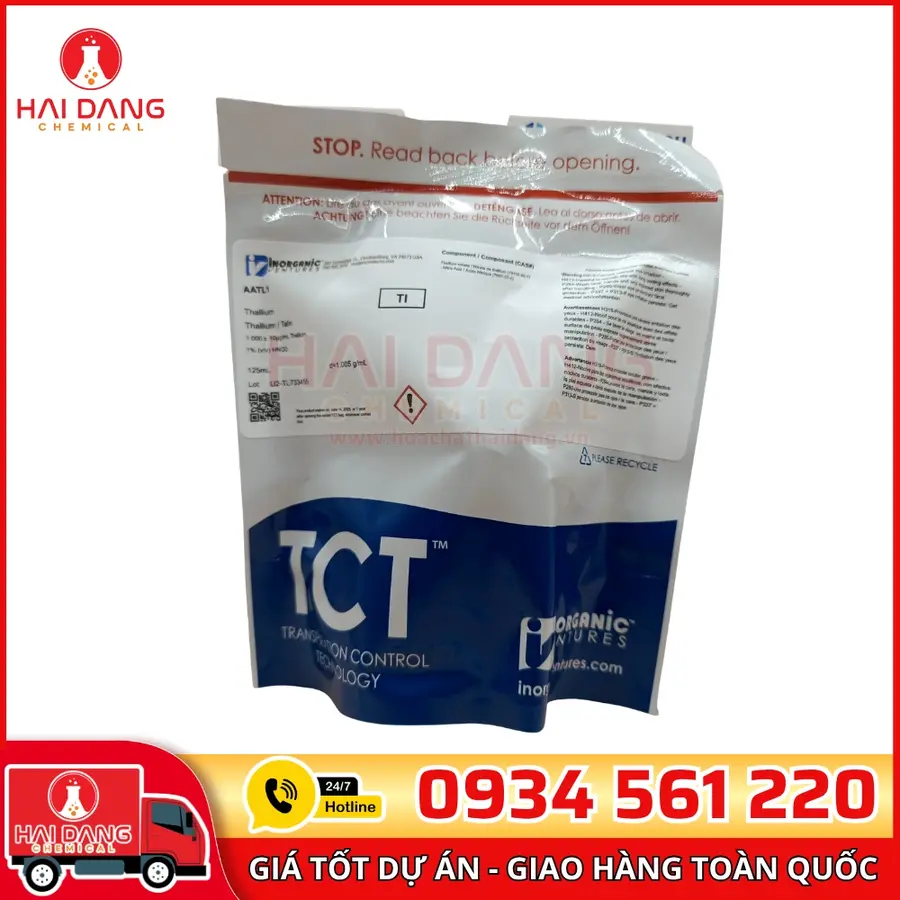 Dung Dịch Chuẩn Thallium Tl 1000 mg/L Cho ICP – CPAchem